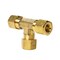 Thrifco Plumbing No. 64 5/16 Inch Lead-Free Brass Compression Tee 4401349 - alternate 3
